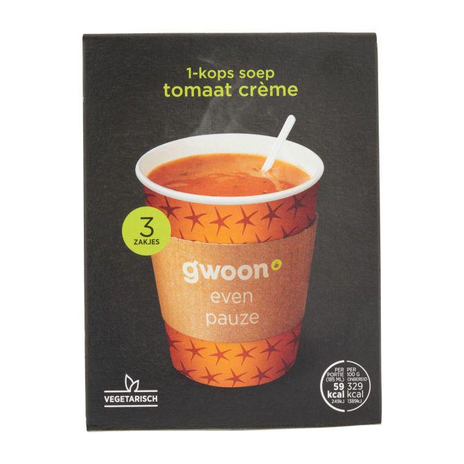 g&#039;woon Tomaten cr&amp;egrave;me soep