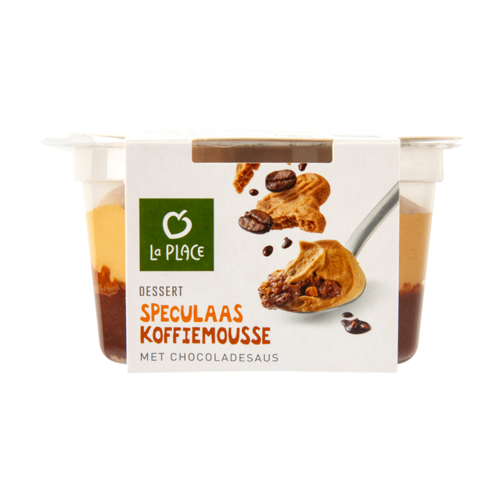 La Place Dessert Speculaas Koffiemousse met Chocoladesaus 75g