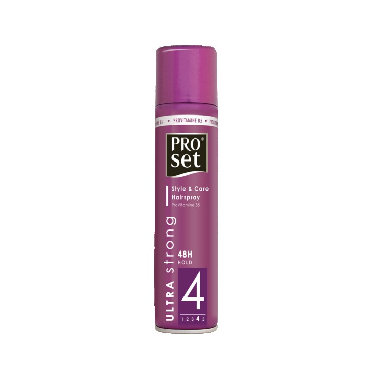 ProSet Ultra Strong Style &amp;amp; Care Hairspray 300ml