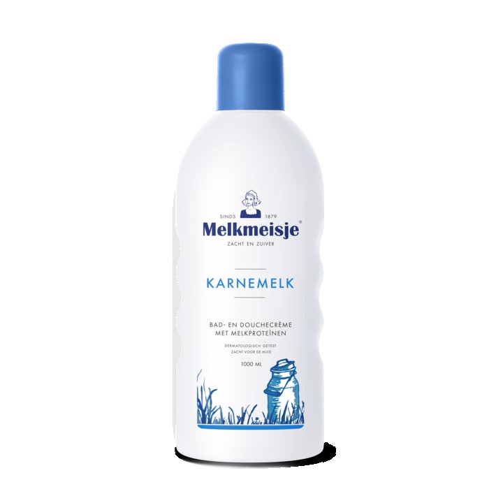 Melkmeisje Karnemelk Bad &amp;amp; Douche Cr&amp;egrave;me 1L