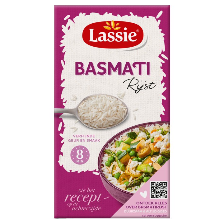 Lassie Lassie Basmatirijst Duurzaam 375g