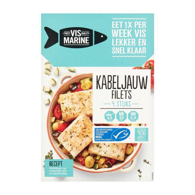 Vismarine kabeljauwfilet