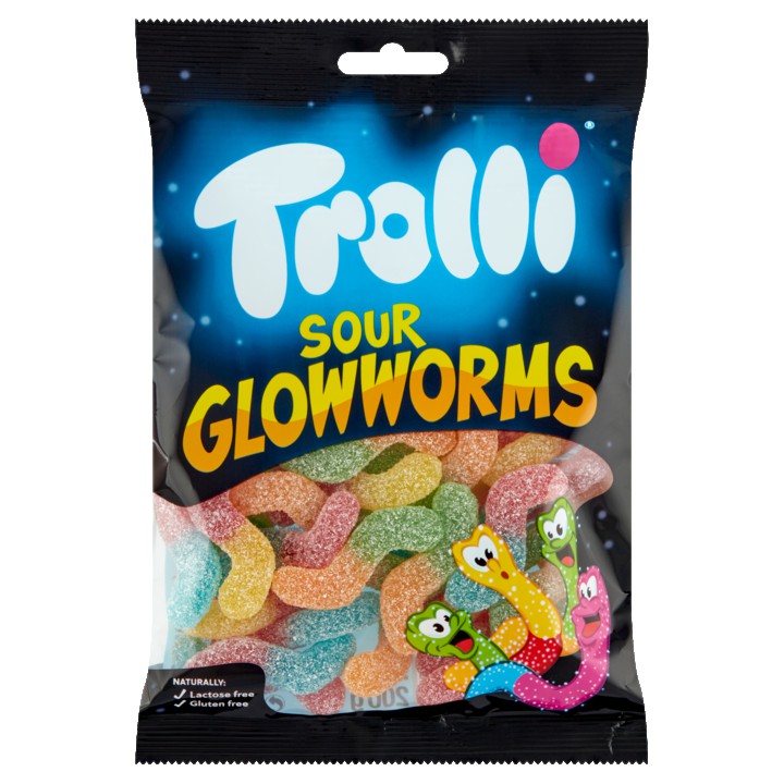 Trolli Sour Glowworms 200g