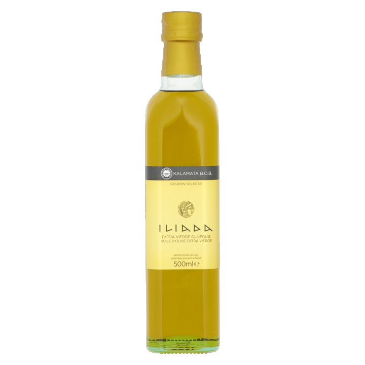 Iliada Gouden Selectie Kalamata B.O.B. Extra Vierge Olijfolie 500ml