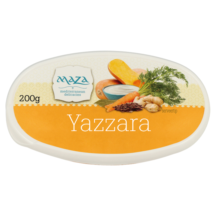 Maza Yazzara Wortel-Pompoendip 200g