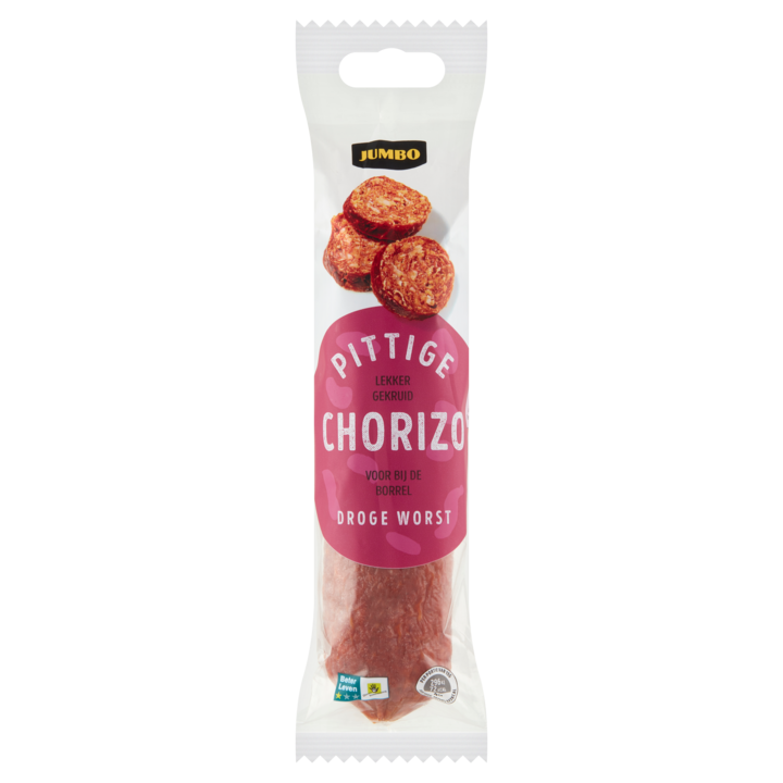 Jumbo Pittige Chorizo Droge Worst 250g