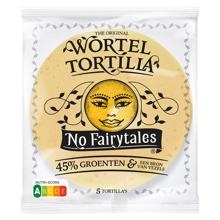 No Fairytales Wortel Tortilla 5 Stuks 200g