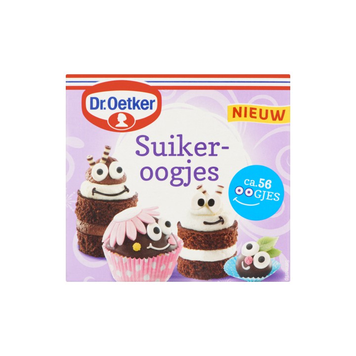 Dr. Oetker Suikeroogjes&amp;nbsp;Cupcake Taart Versiering 25g