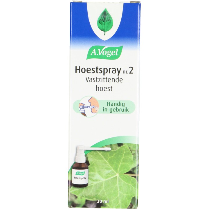 Hoestspray nr. 2 vastzittende hoest 30ml