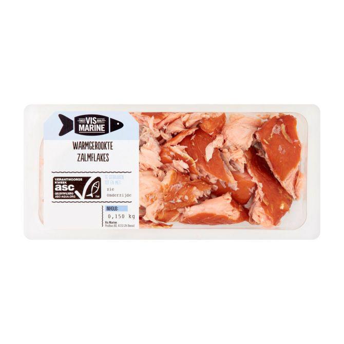 Vismarine Warm gerookte zalm flakes