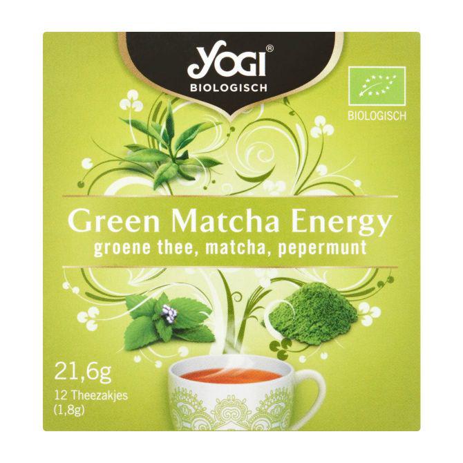 Yogi Green matcha energy thee 12 stuks