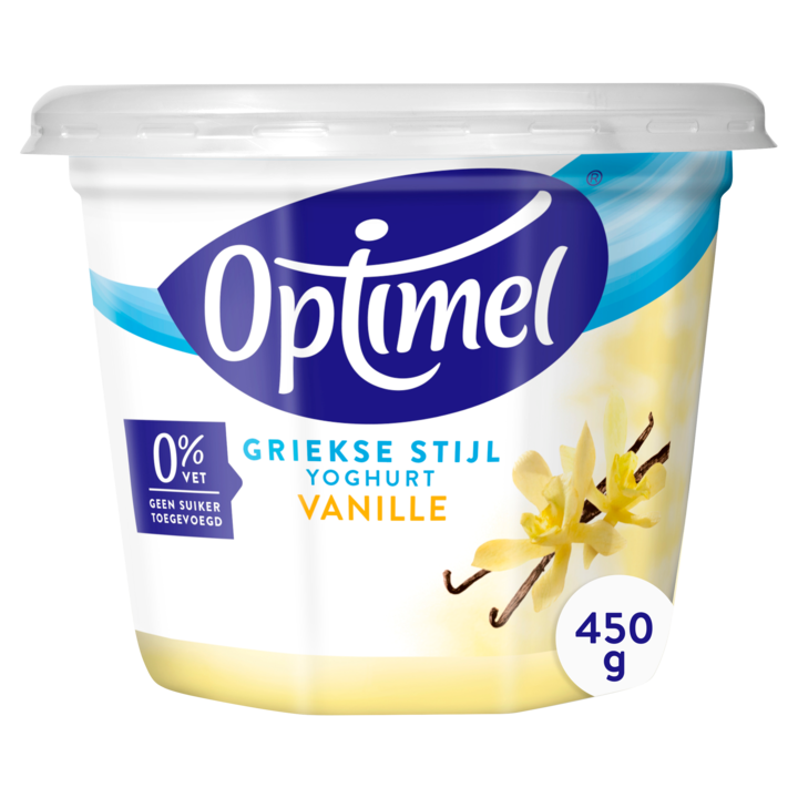 Optimel Yoghurt Griekse stijl vanille  1 x 450g