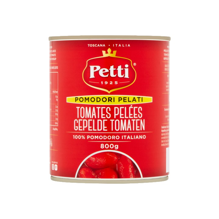 Petti Gepelde Tomaten 800g