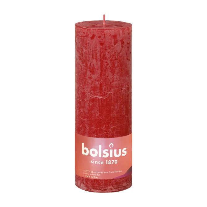 Bolsius Rustiek red delicat 190/68