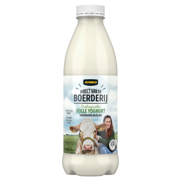 Jumbo Direct van de Boerderij Biologische Volle Yoghurt 1L