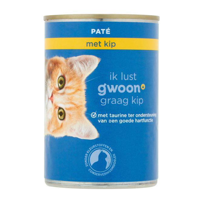 g&#039;woon Pate adult met kip kat