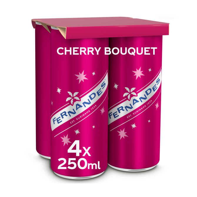 Fernandes Cherry Bouquet Sparkling Lemonade 4 x 250 ml