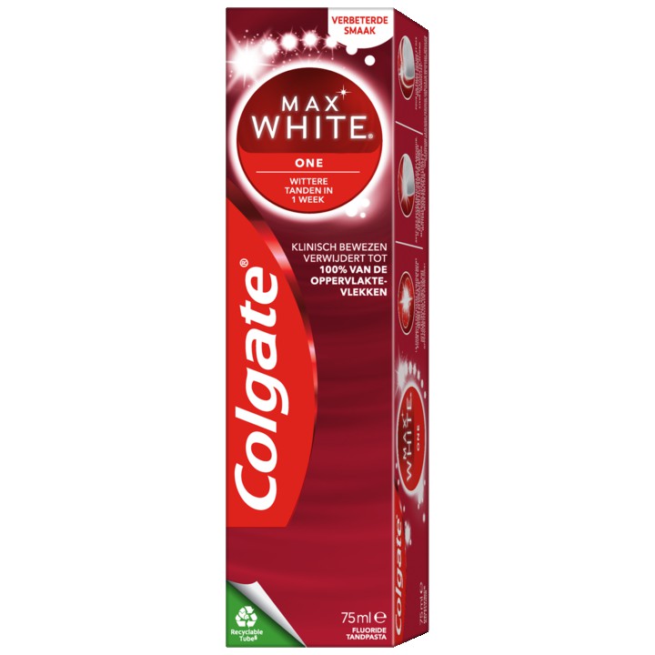 Colgate Max White One Whitening Tandpasta 75ml | Nederland Life Colgate Max White One Whitening Tandpasta 75ml