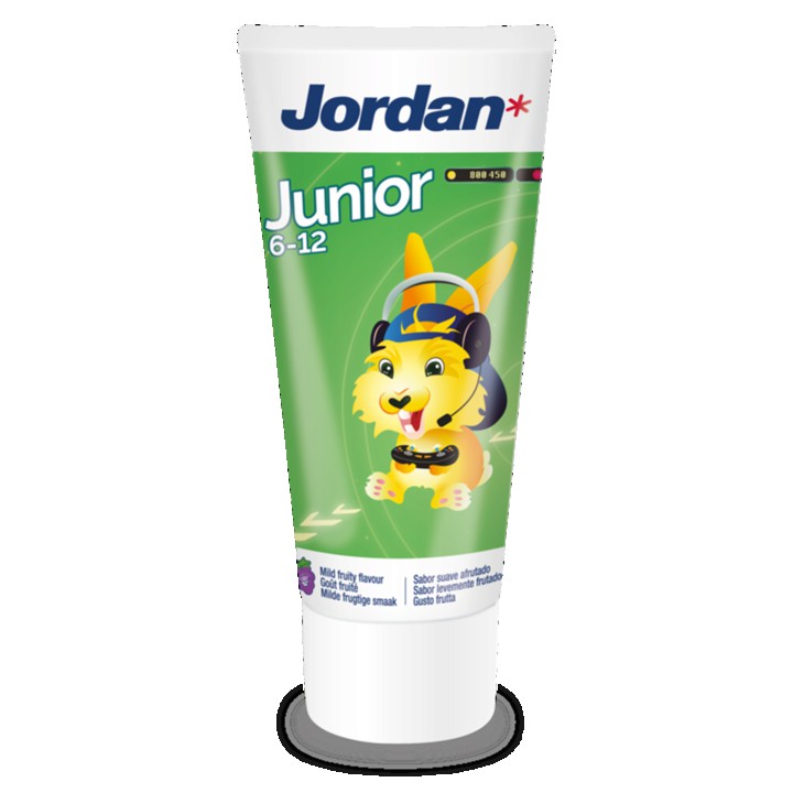 Jordan Tandpasta Milde Fruitsmaak 6-12 Jaar 50ml