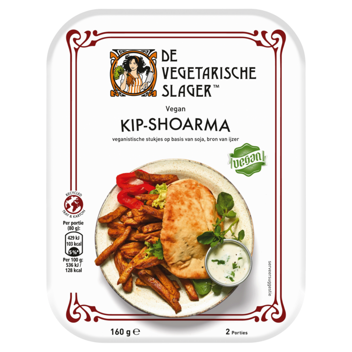 The Vegeterian Butcher Kip-Shoarma Vegan 160g