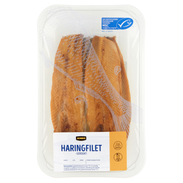 Jumbo Haringfilet Gerookt ca. 275g