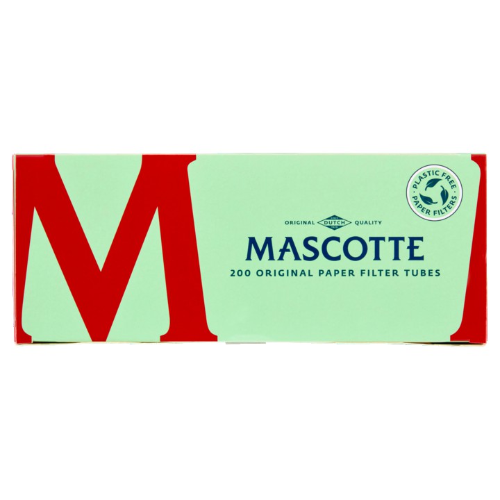 Mascotte Original Paper Filter Tubes 200 Stuks