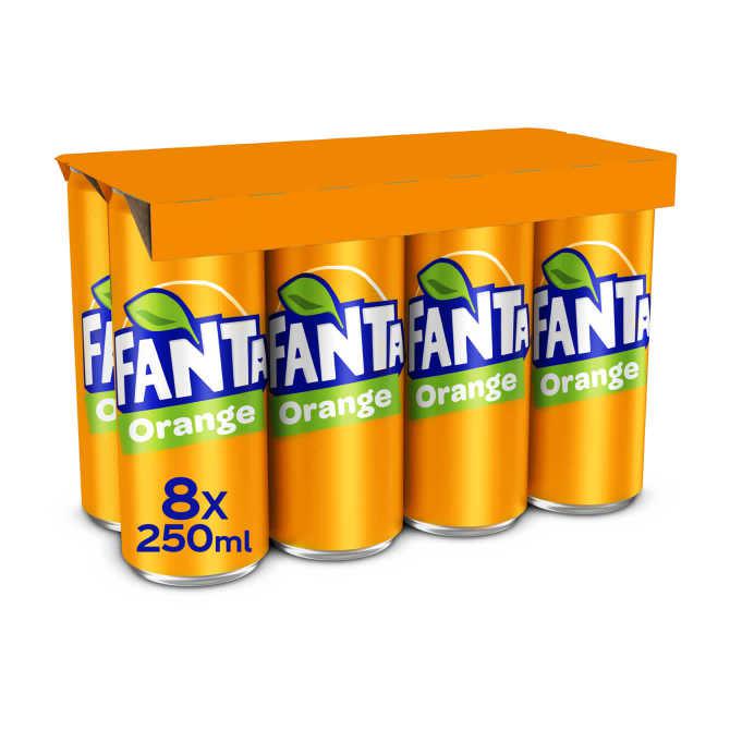 Fanta Orange blik