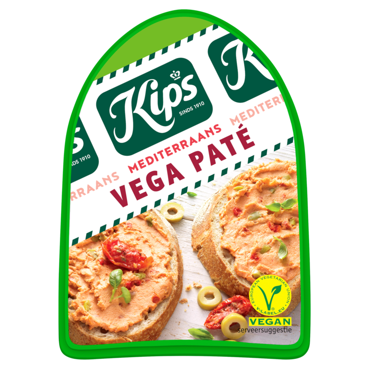 Kips Vega Pat&amp;eacute; Mediteraans 125g