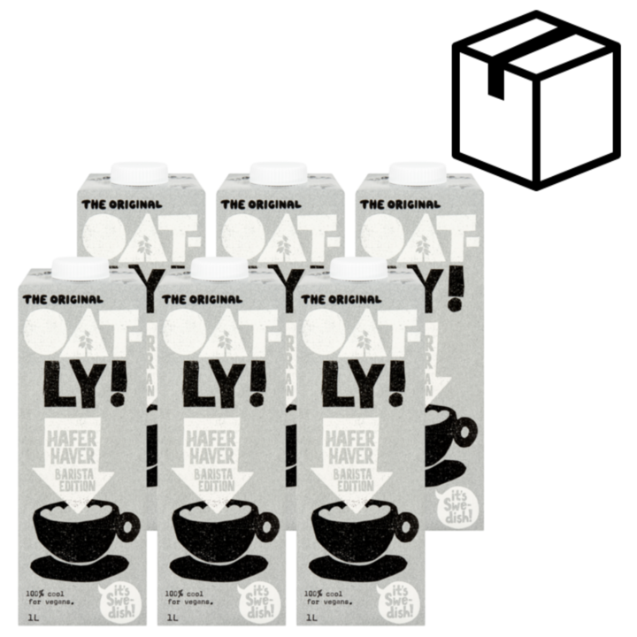 Oatly The Original Haver Barista Edition 6 x 1L