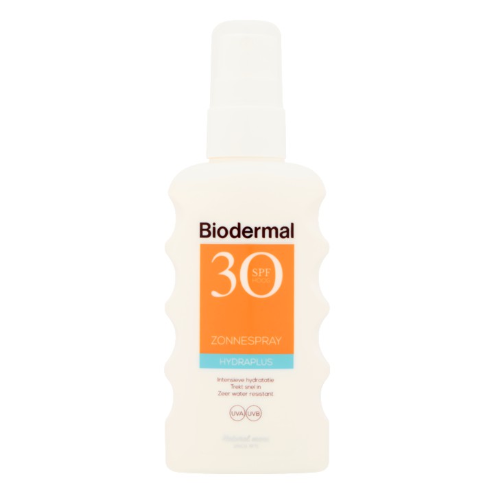 Biodermal Zonnespray Hydraplus SPF 30 Hoog 175ml