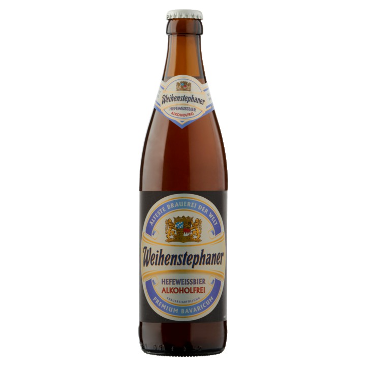 Weihenstephaner Hefeweissbier Alcoholvrij 0,5% - Fles 0, 5L