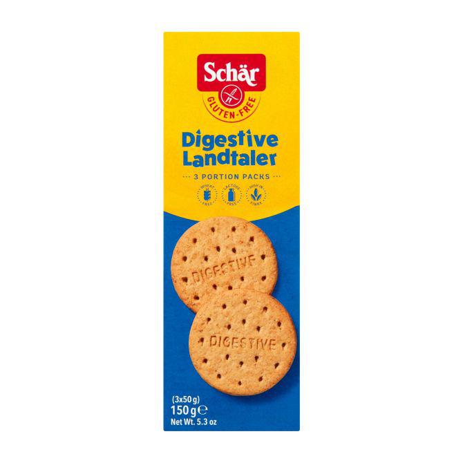 Sch&amp;auml;r Gluten-Free Digestive Landtaler 3 x 50 g