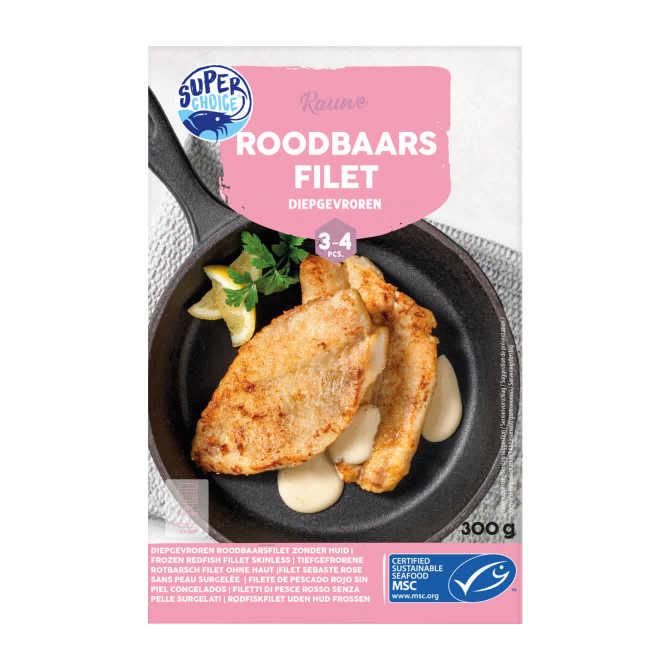 Super Choice Roodbaars filet zonder huid