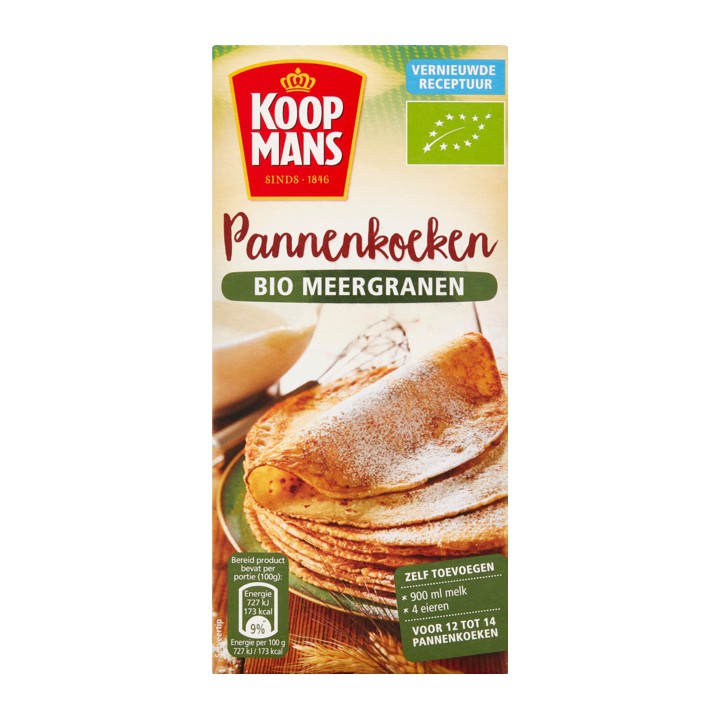 Koopmans Pannenkoeken Bio Meergranen 400g