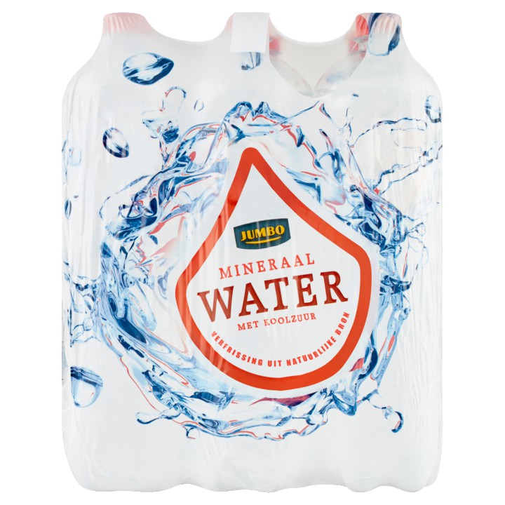 Jumbo Mineraalwater met Koolzuur 6 x 1, 5L