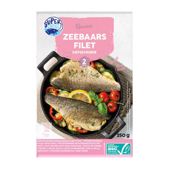 Super Choice Zeebaars filet met huid