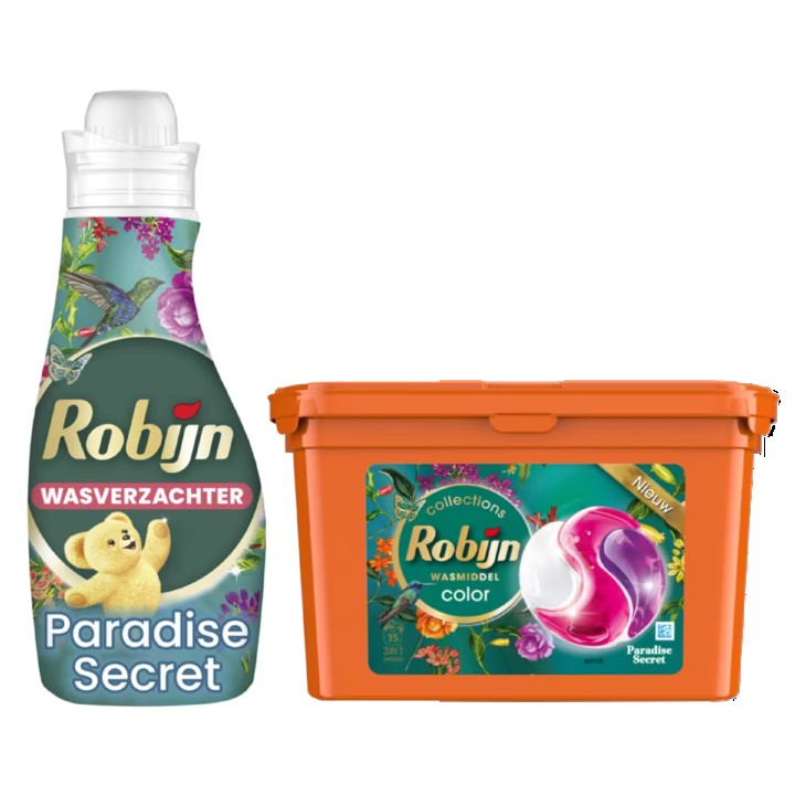 Robijn Perfecte Match Capsules en Wasverzachter