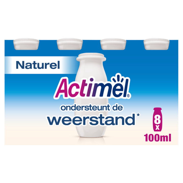 Actimel Drinkyoghurt Naturel 8 x 100ml
