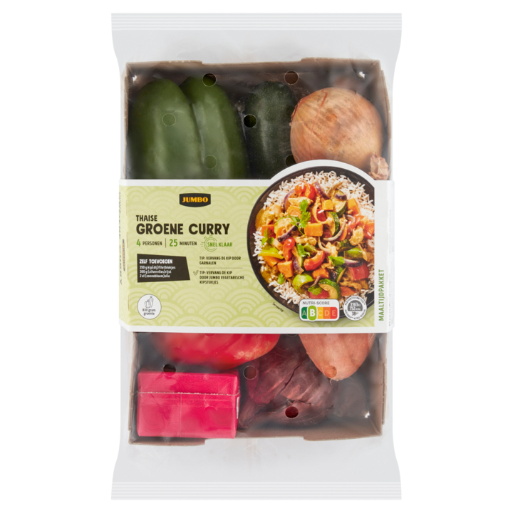 Jumbo Maaltijdpakket Thaise Groene Curry 4 Personen