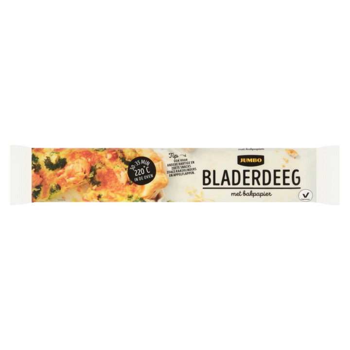 Jumbo Bladerdeeg met Bakpapier 270g