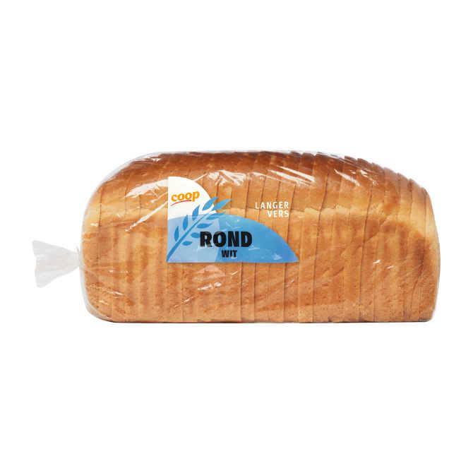 Coop Rond wit brood heel