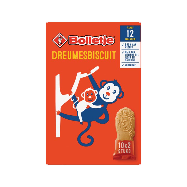 Bolletje Dreumesbiscuit vanaf 12 Maanden 10 x 2 Stuks 150g