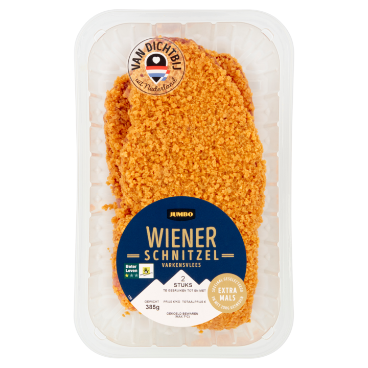 Jumbo Wienerschnitzel Varkensvlees 2 Stuks