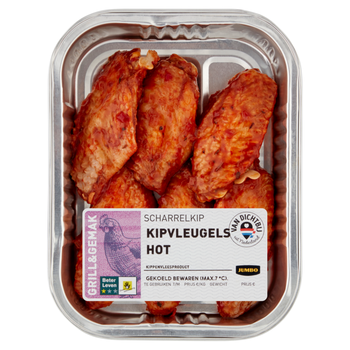 Jumbo Scharrelkip Kipvleugels Hot