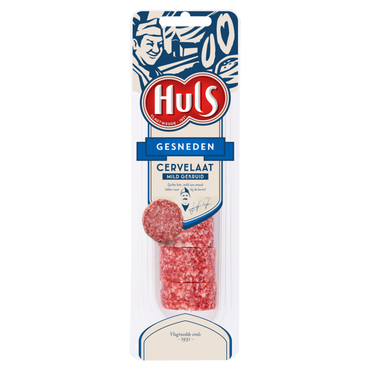 Huls gesneden cervelaat 200g