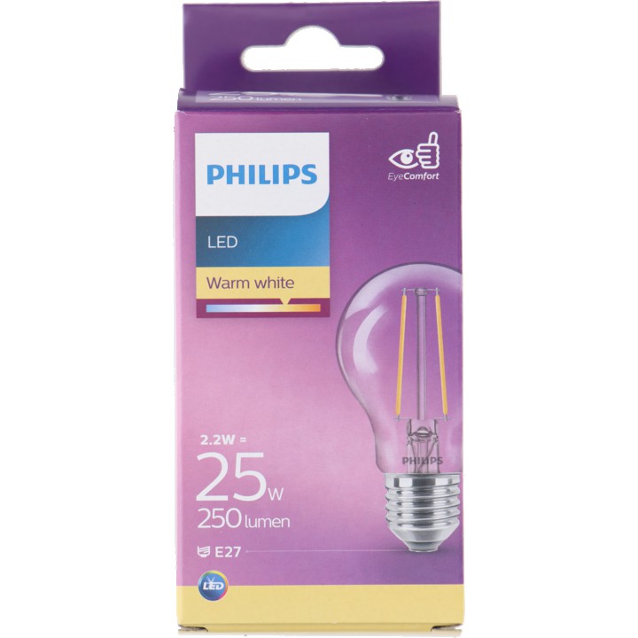 Philips Led Filament Bulb 25W E27 box