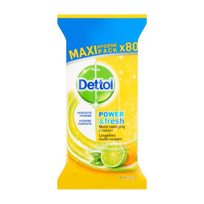 Dettol Reinigingsdoekjes power &amp; fresh