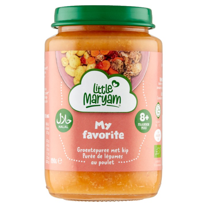 Little Maryam My Favorite Groentepuree met Kip 8+ Maanden 190g