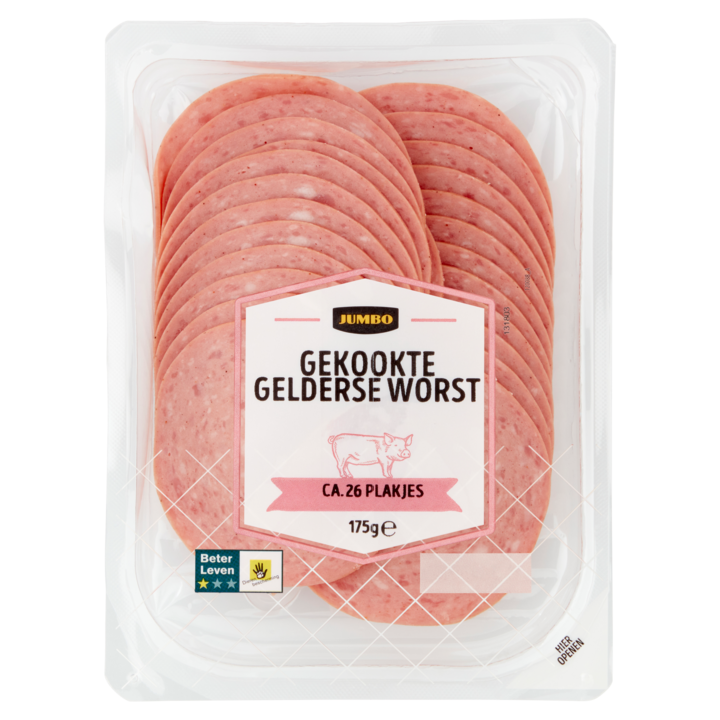 Jumbo Gekookte Gelderse Worst 175g