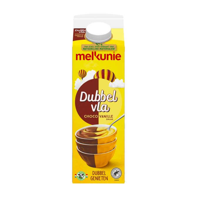 Melkunie Dubbelvla chocolade vanille